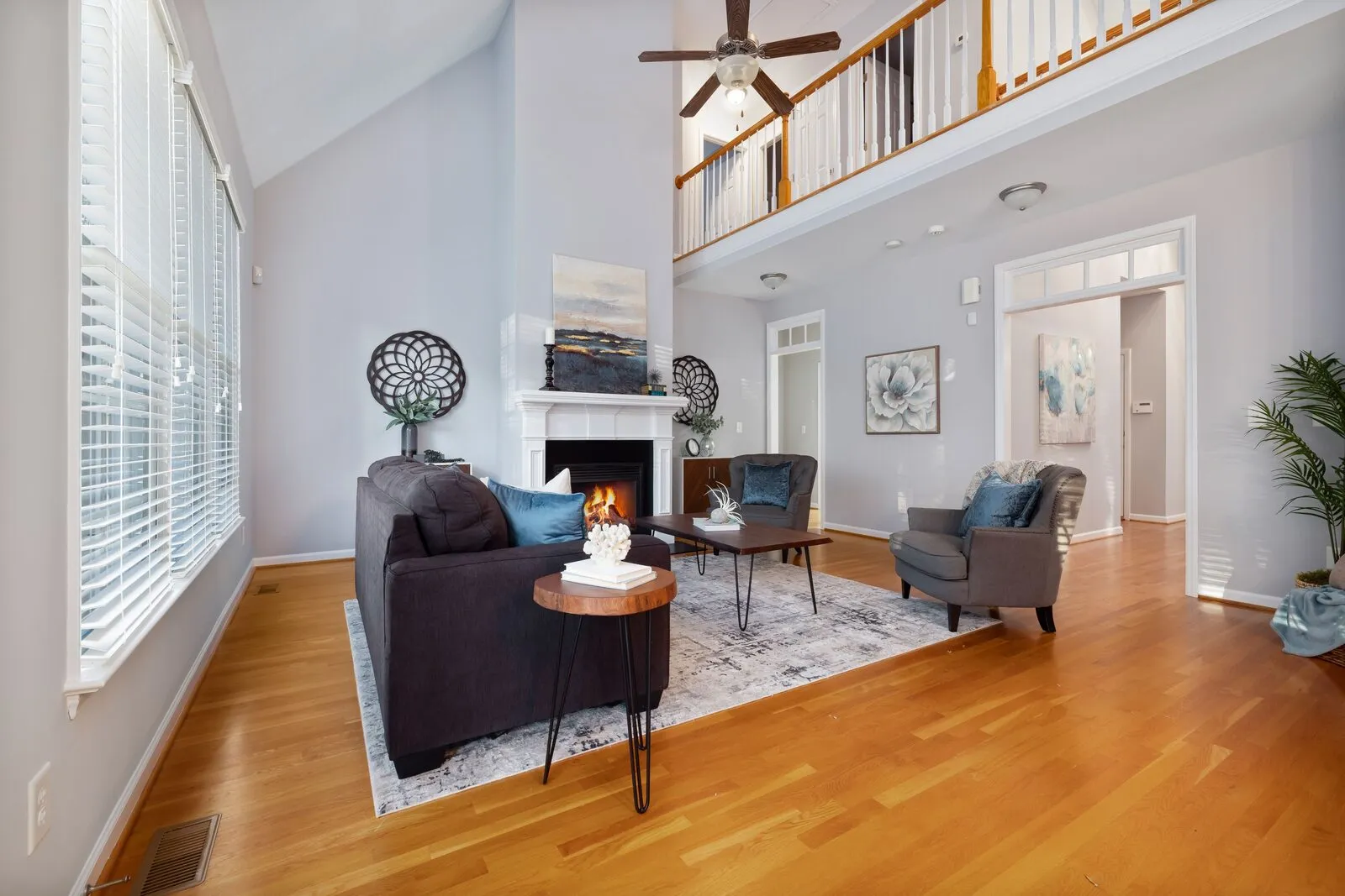 Warm, comfortable living room, suited to a respectful aged care cleaning presentation